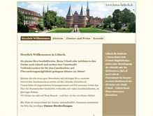 Tablet Screenshot of ferien-luebeck.de